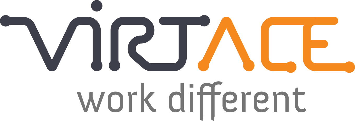 Virtace Logo, Work Differently