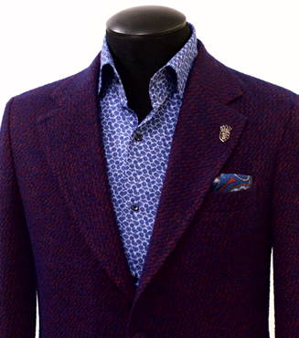 Custom Made Holiday Smoking Jacket, Menswear Toronto