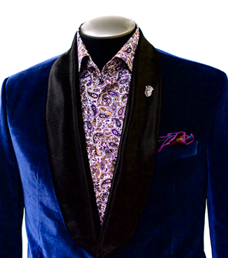 Custom Made Holiday Smoking Jacket, Menswear Toronto